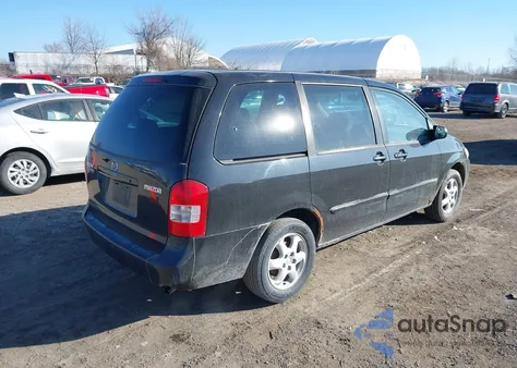 2000 Mazda Mpv Dx/Es/Lx z USA, uszkodzony, nr VIN JM3LW28G9Y0104238